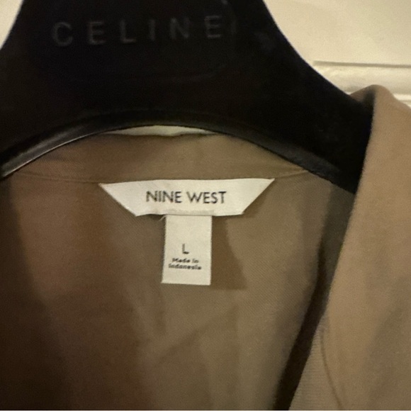 Nine West NWT Khaki Wrap Dress olive green - Picture 3 of 5